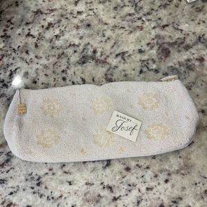 Bags by Josef Beige Beaded Evening Bag Purse tote - Japan